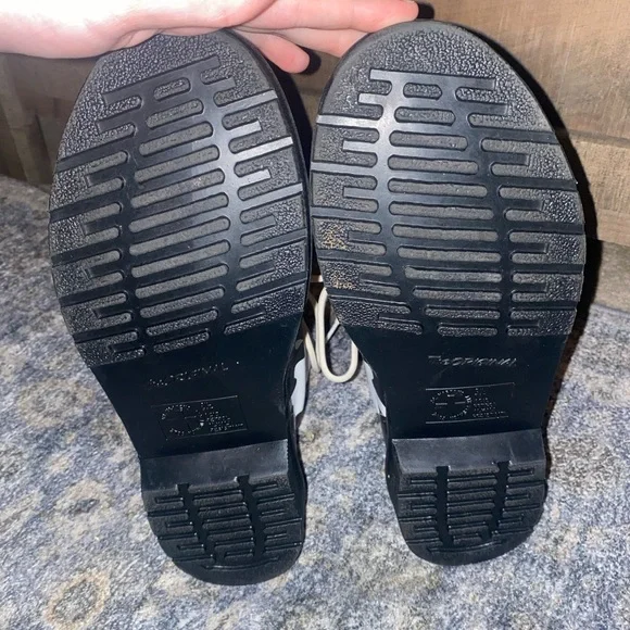 (DISCONTINUED) Black And White Splatter Dr. Martens - Picture 4 of 6